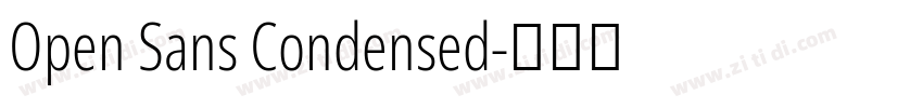 Open Sans Condensed字体转换 Open Sans Condensed字体转换